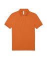 Heren Polo B&C PU424 Puur Oranje